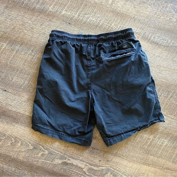 American Eagle Flex Shorts Black Small Elastic Waist Cotton - Picture 4 of 8